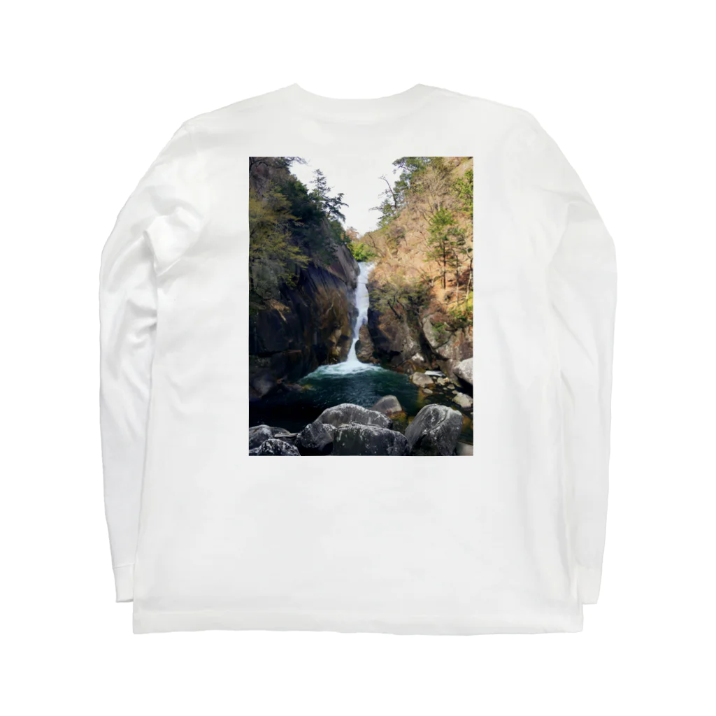 2929gawDesignShop358のRivers and waterfalls of nature ロングスリーブTシャツの裏面