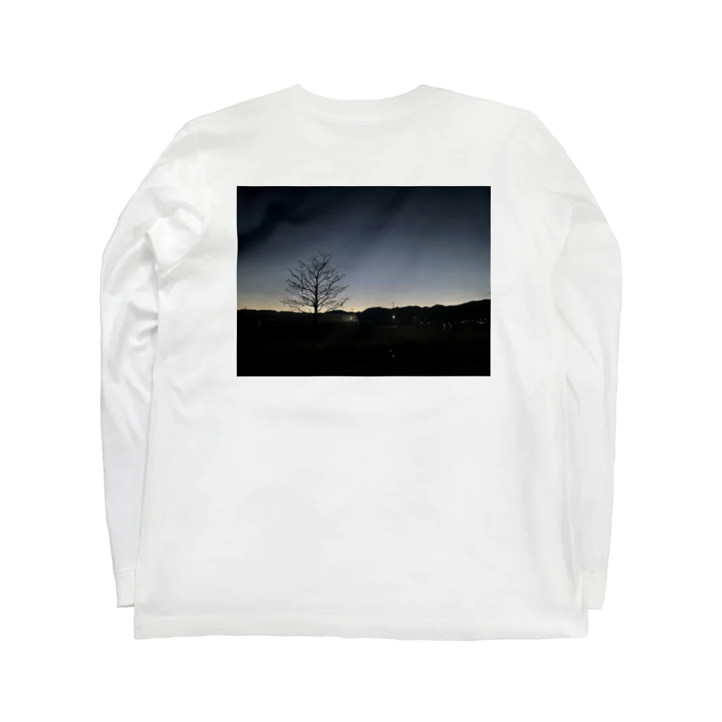 2929gawDesignShop358のEarly winter sunrise ロングスリーブTシャツの裏面