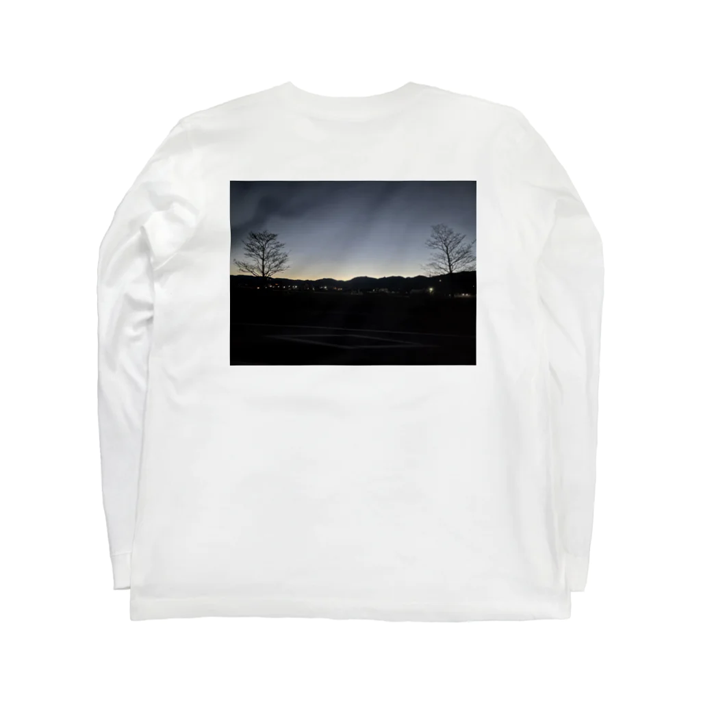 2929gawDesignShop358のEarly winter sunrise ロングスリーブTシャツの裏面