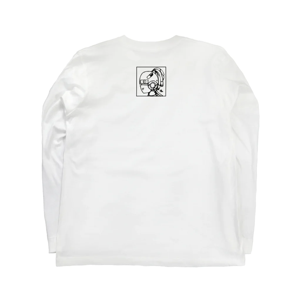 SHINN.U ONLINEのLOGO/ロゴ黒 Long Sleeve T-Shirt :back