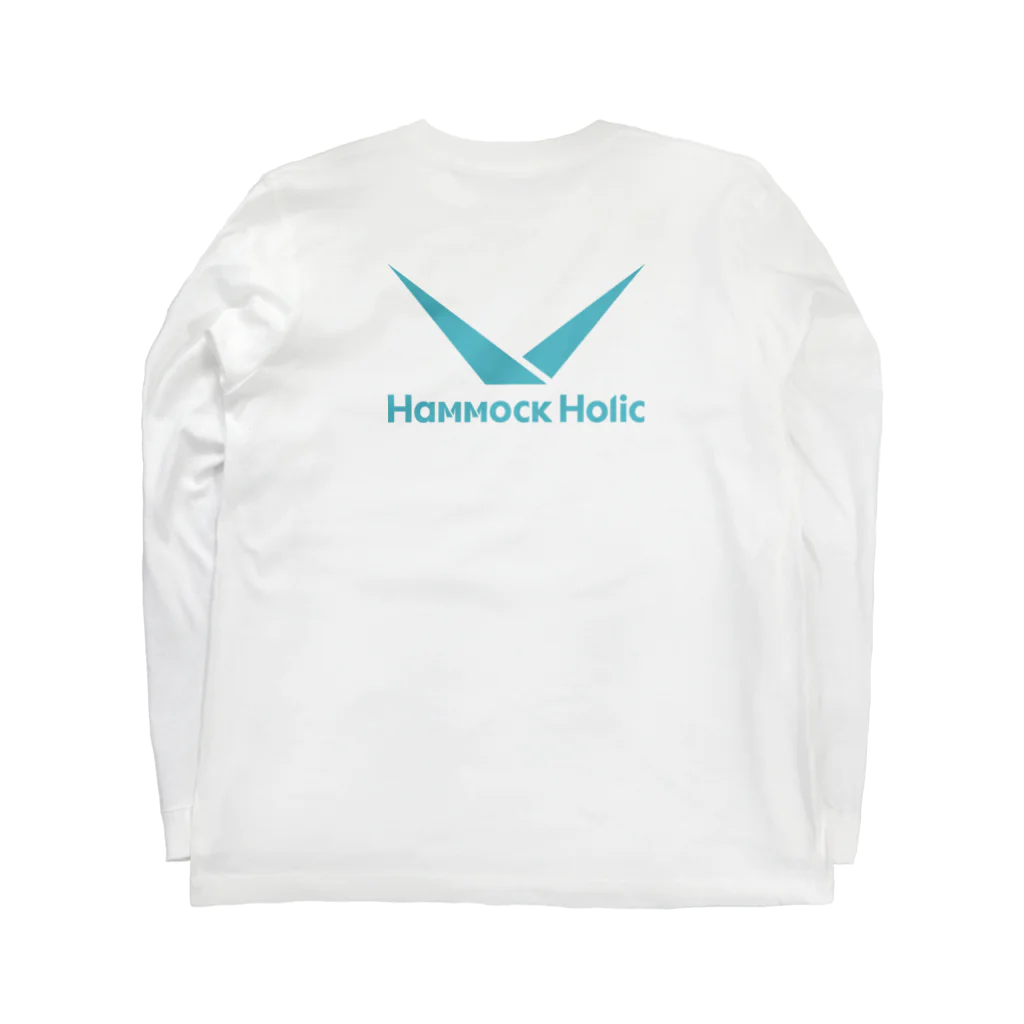 HAMMOCK HOLICの青ロゴシリーズ Long Sleeve T-Shirt :back