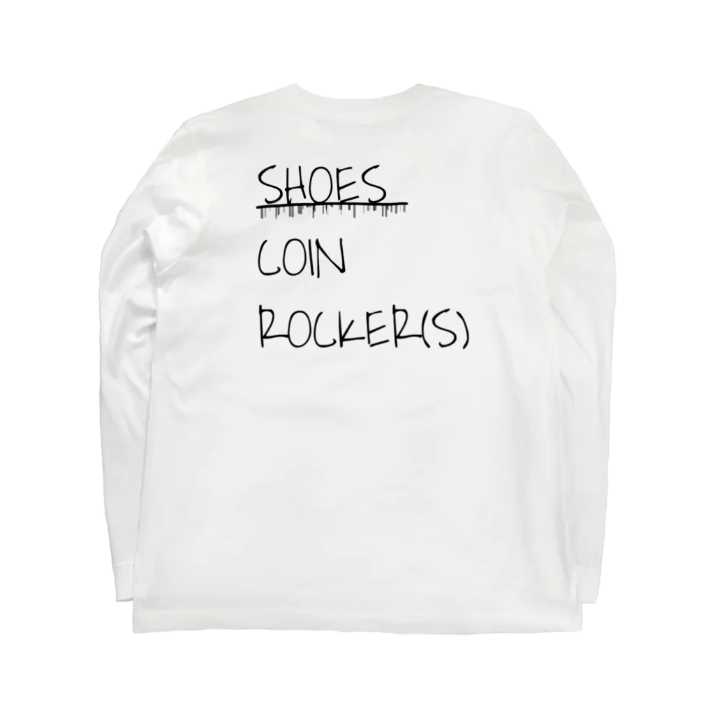 SHOES COIN ROCKER(S) shopのS('c')R ロングスリーブTシャツの裏面