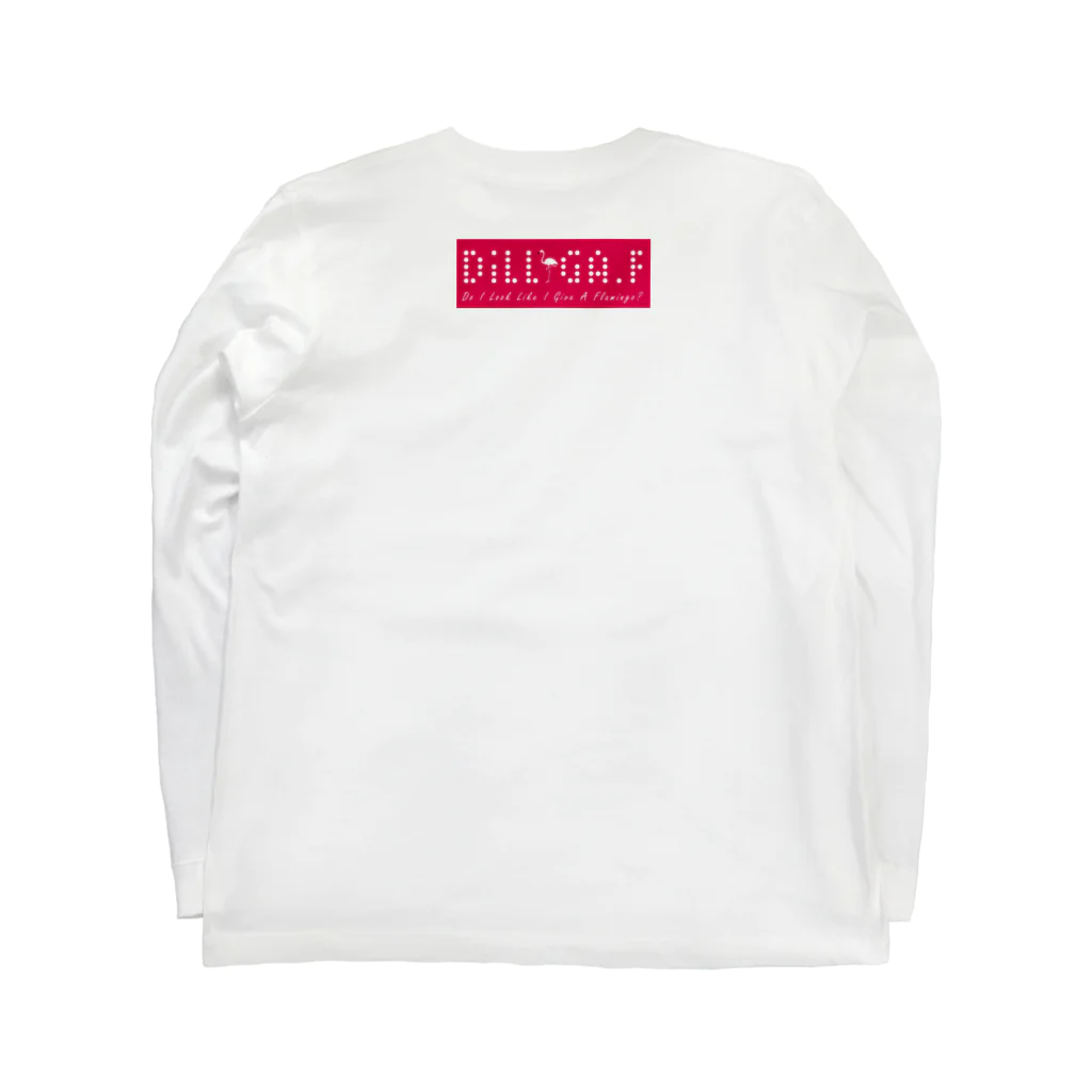 RIDGE DESIGNの.Flamingo(text) ロングスリーブTシャツの裏面