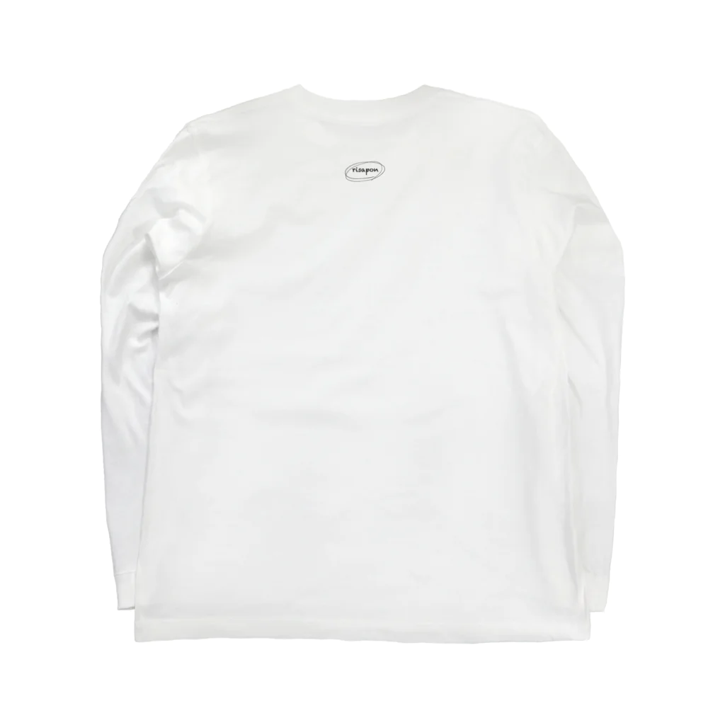 りさポンショップのおちゃーるDEござーい　クールver Long Sleeve T-Shirt :back