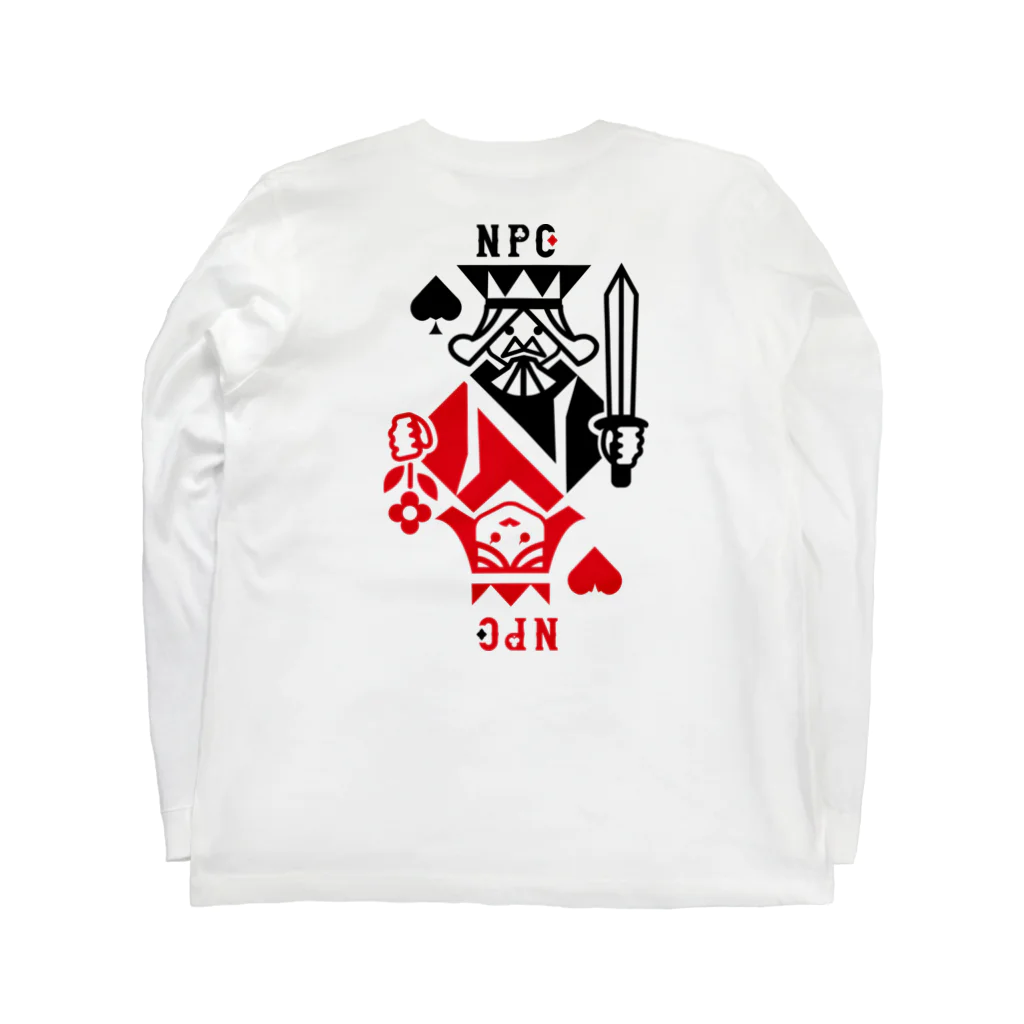 NPCグッズのNPCグッズver.01b ロングスリーブTシャツの裏面