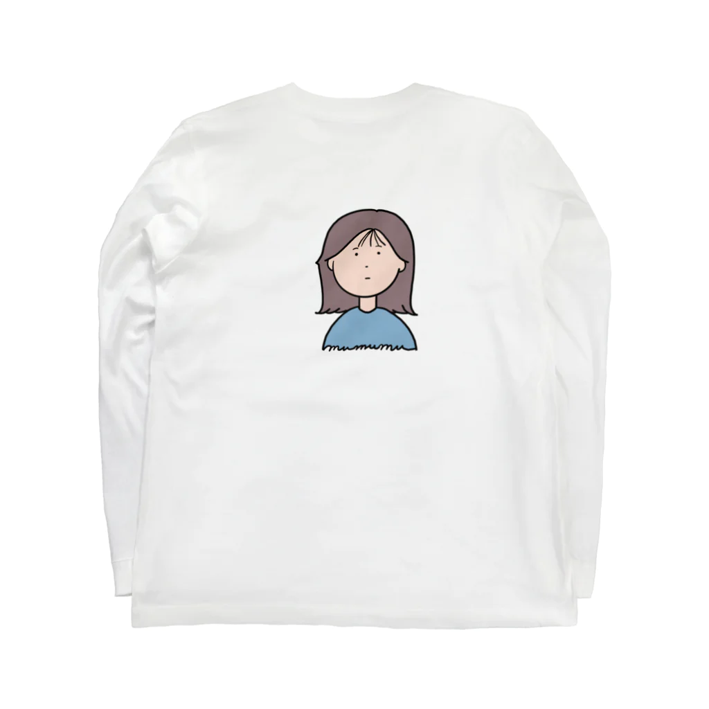 natsuの無（女子） ロングスリーブTシャツの裏面