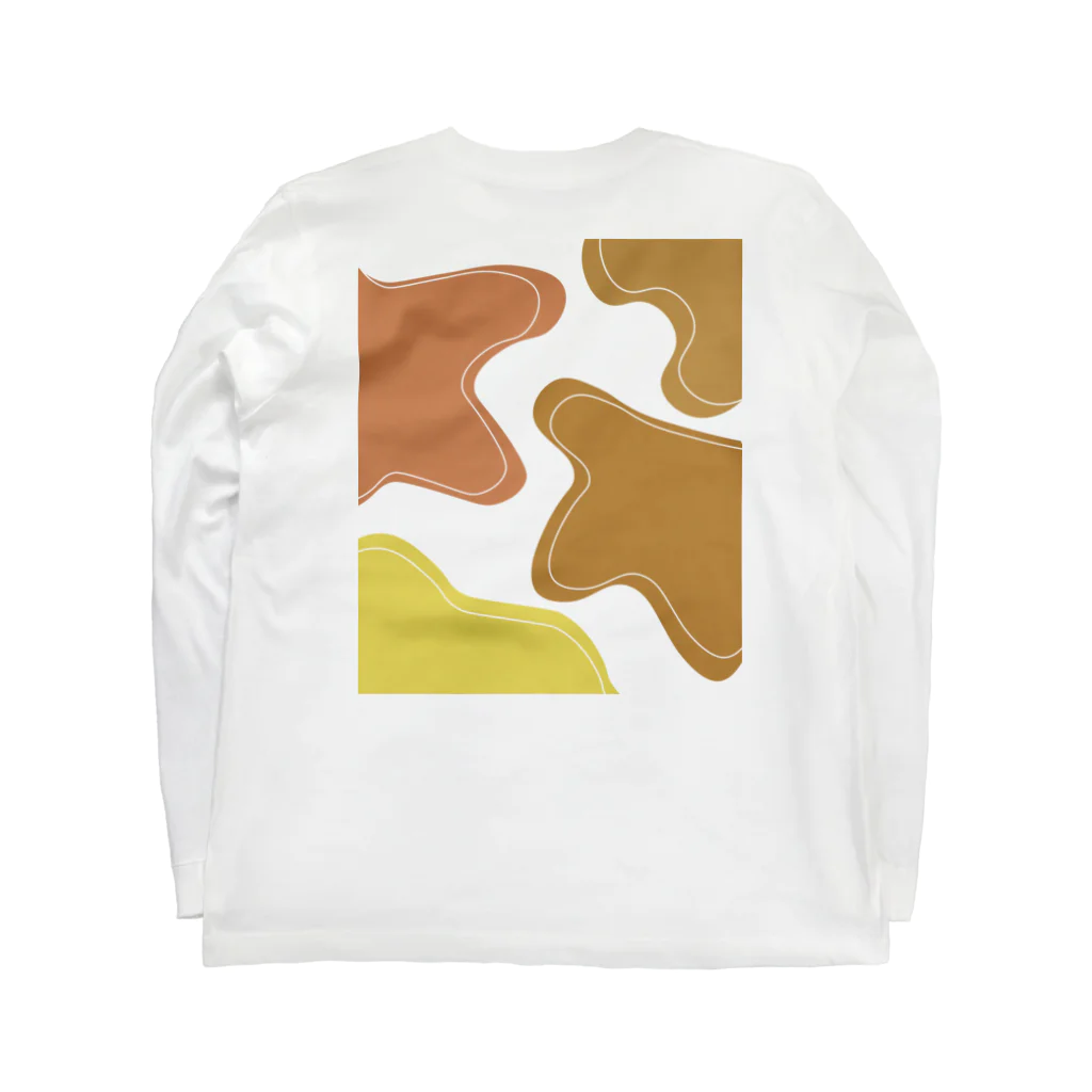 KOSのorganic shape/08 ロングスリーブTシャツの裏面