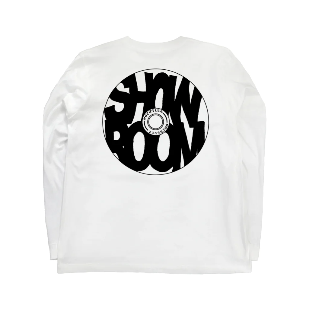 FMK-OのSHOWROOM DISC LOGO "BK" ロングスリーブTシャツの裏面