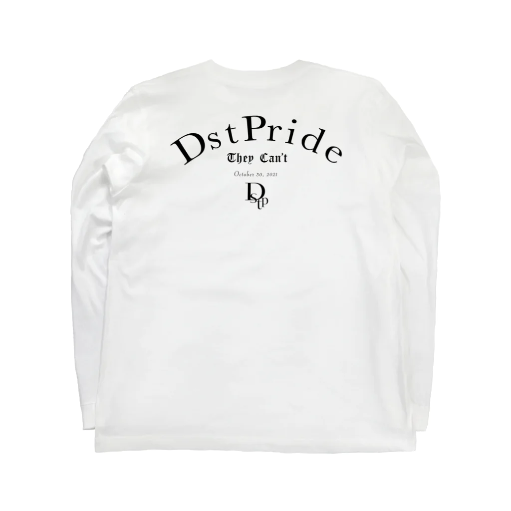 DSTPのDSTP LONG T-shirt WHITE ロングスリーブTシャツの裏面