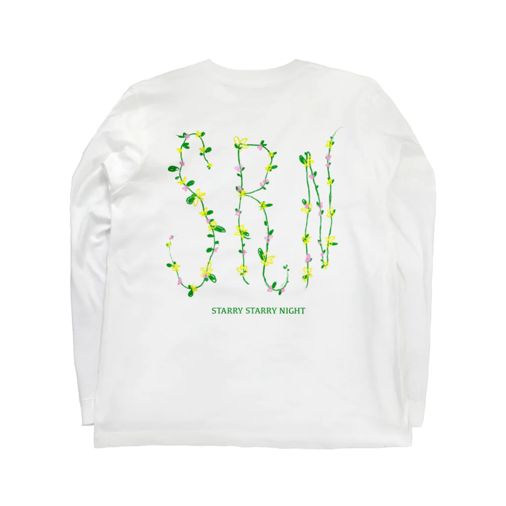 SRNのSRN お花ver. オリジナルグッズ Long Sleeve T-Shirt :back