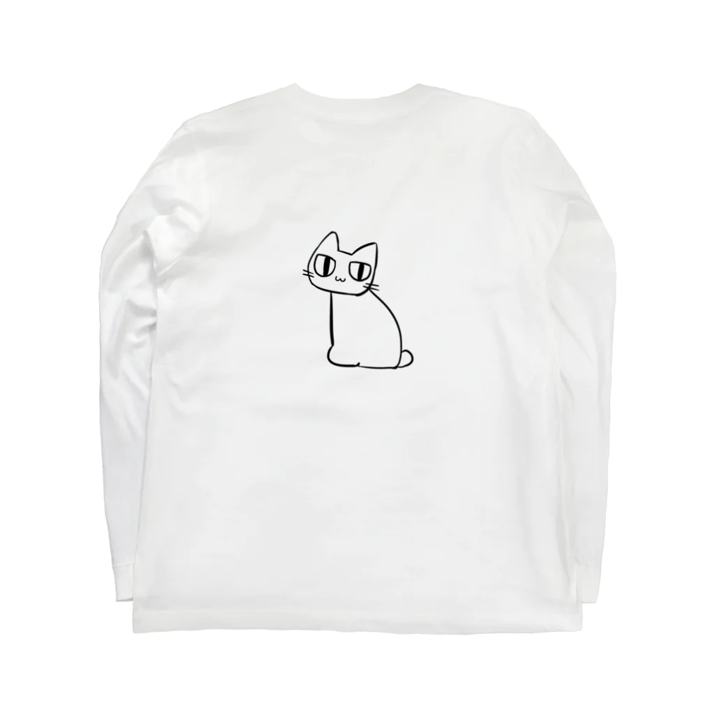 沙海さみの曲線美猫 Long Sleeve T-Shirt :back