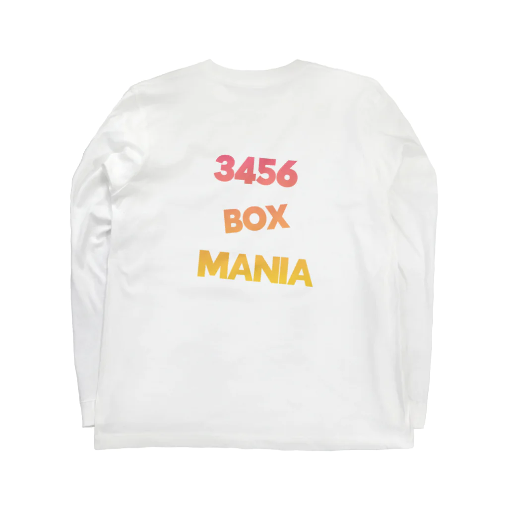 Maniac Number のManiac 3456Box ロングスリーブTシャツの裏面