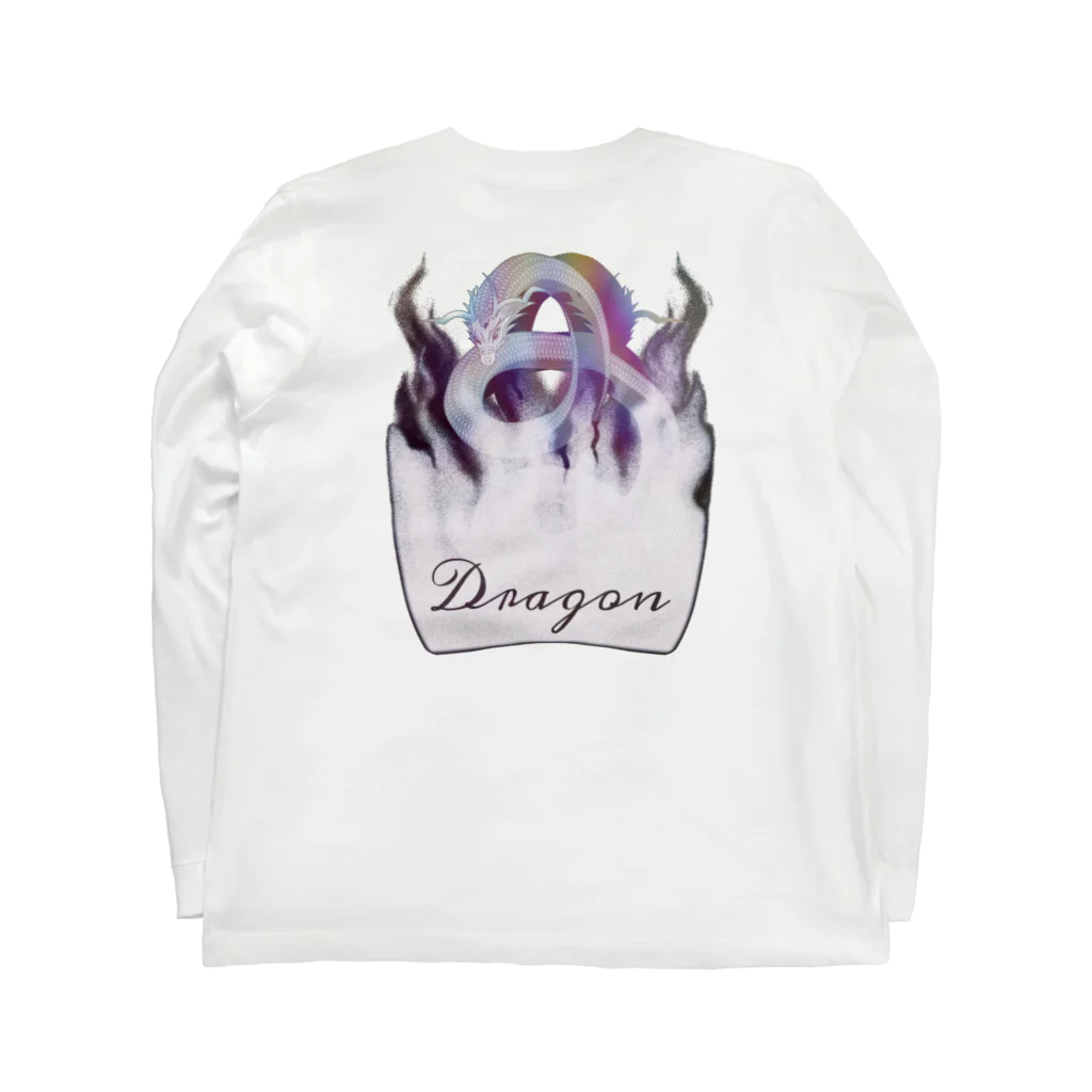 延長線の白龍 Long Sleeve T-Shirt :back