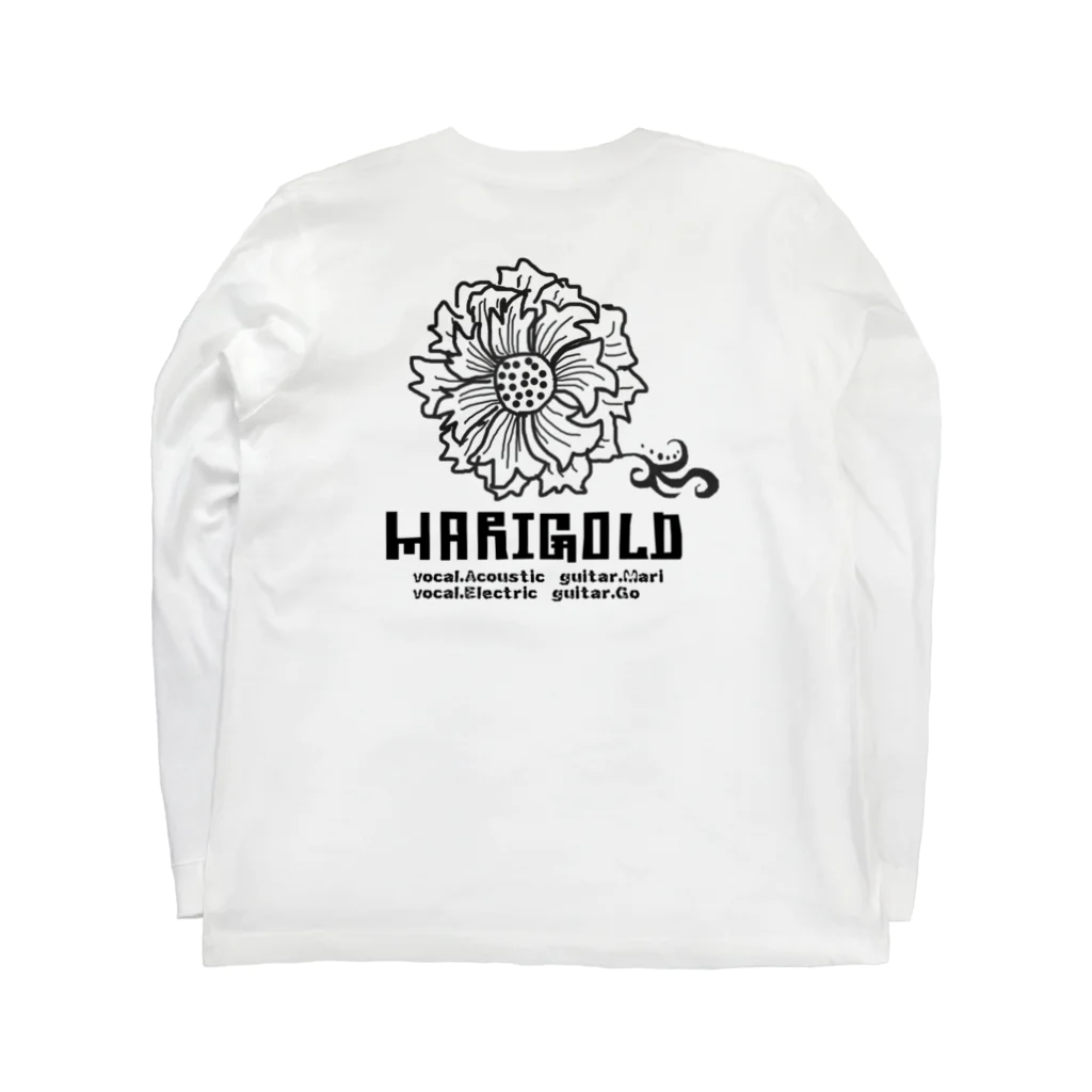 MARIGOLDのMARIGO黒文字 Long Sleeve T-Shirt :back