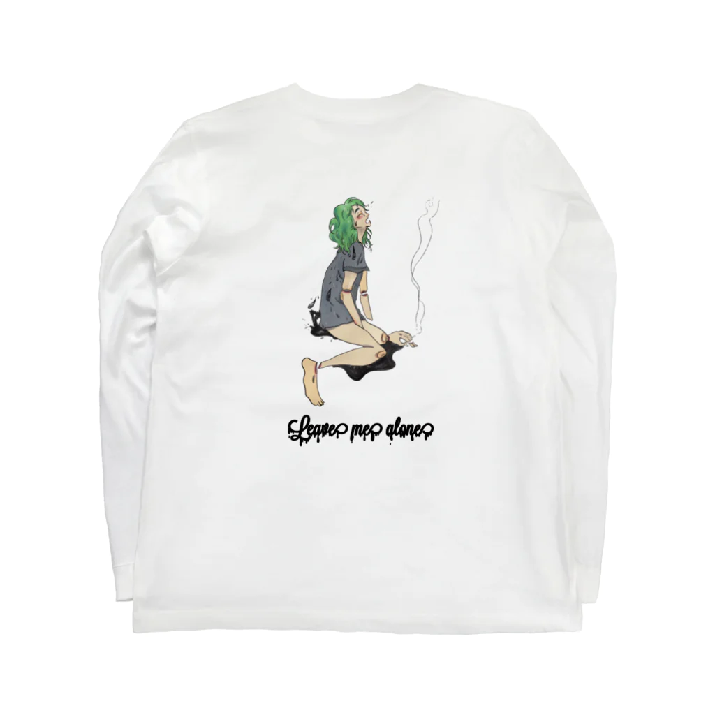 HAPPY ENDING OFFICIAL STOREのLeave me alone Long Sleeve T-Shirt :back