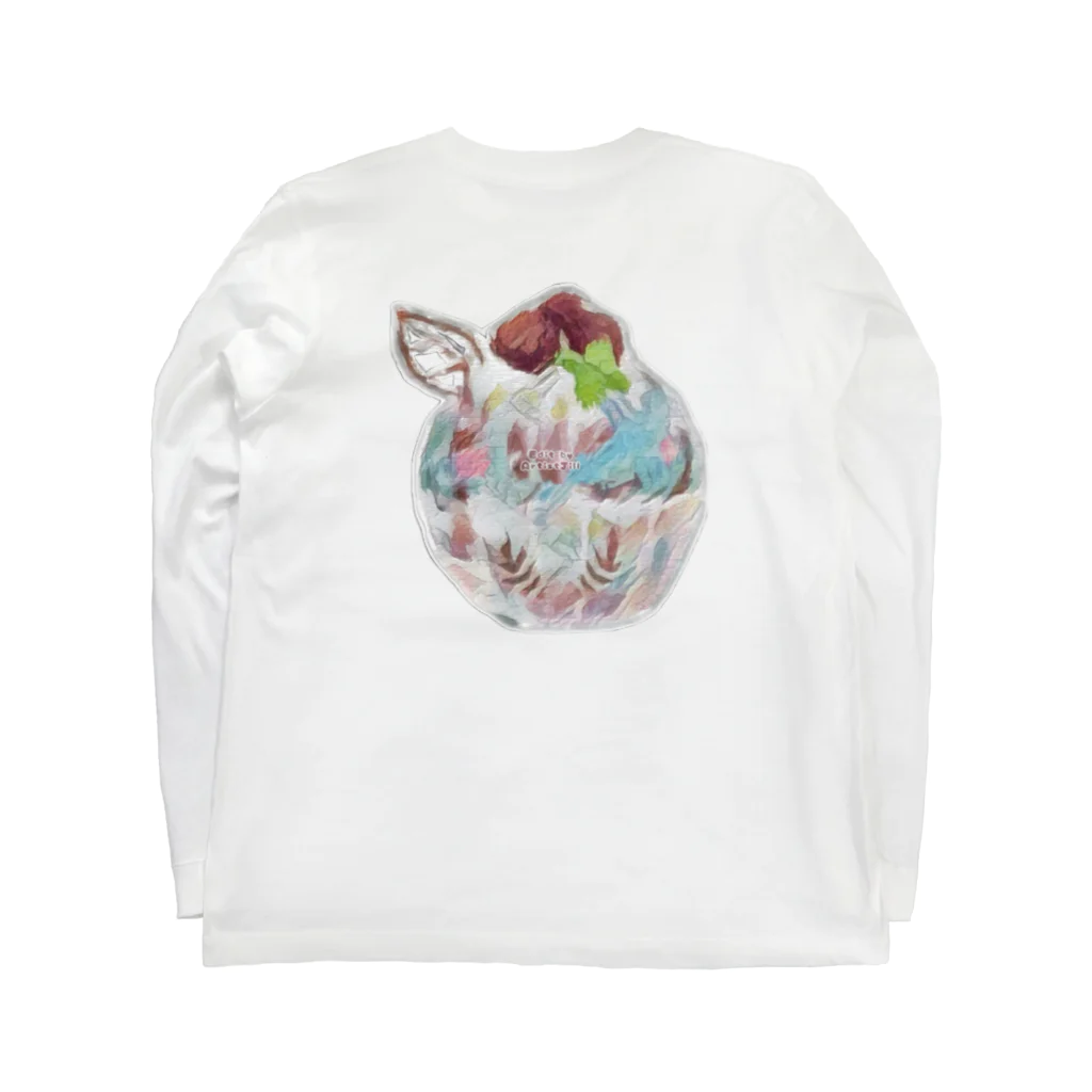 【ホラー専門店】ジルショップの桜チョコミント❀スイーツ Long Sleeve T-Shirt :back