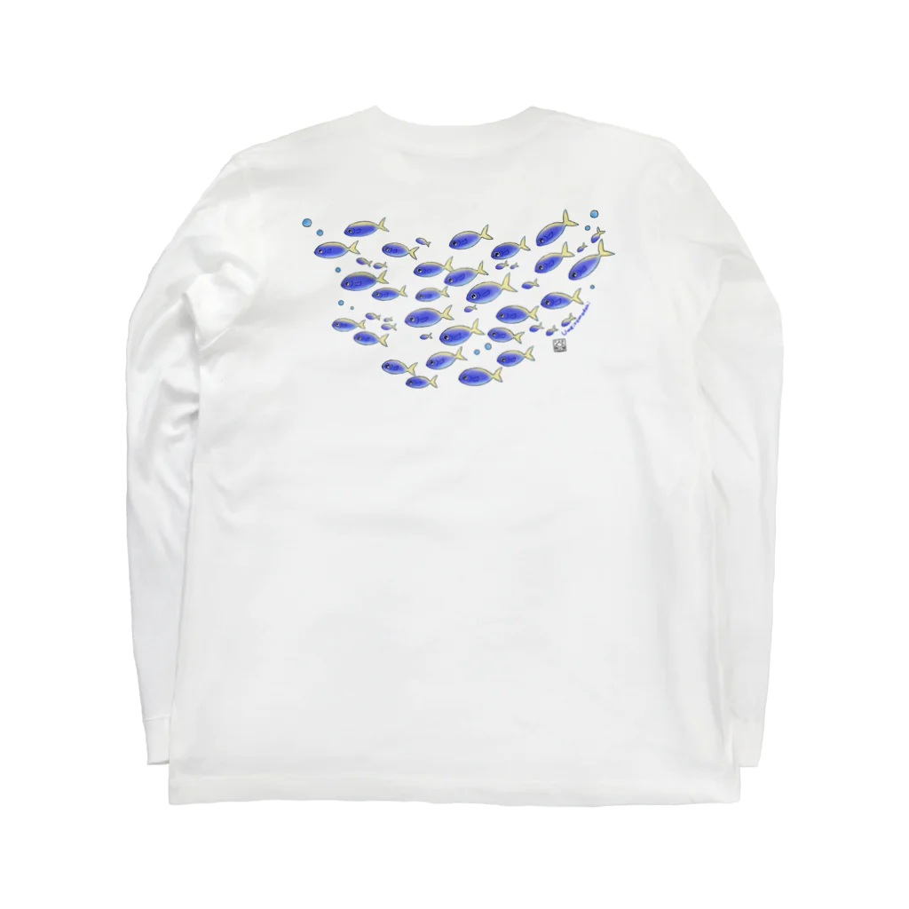 栗坊屋のウメイロモドキ Long Sleeve T-Shirt :back