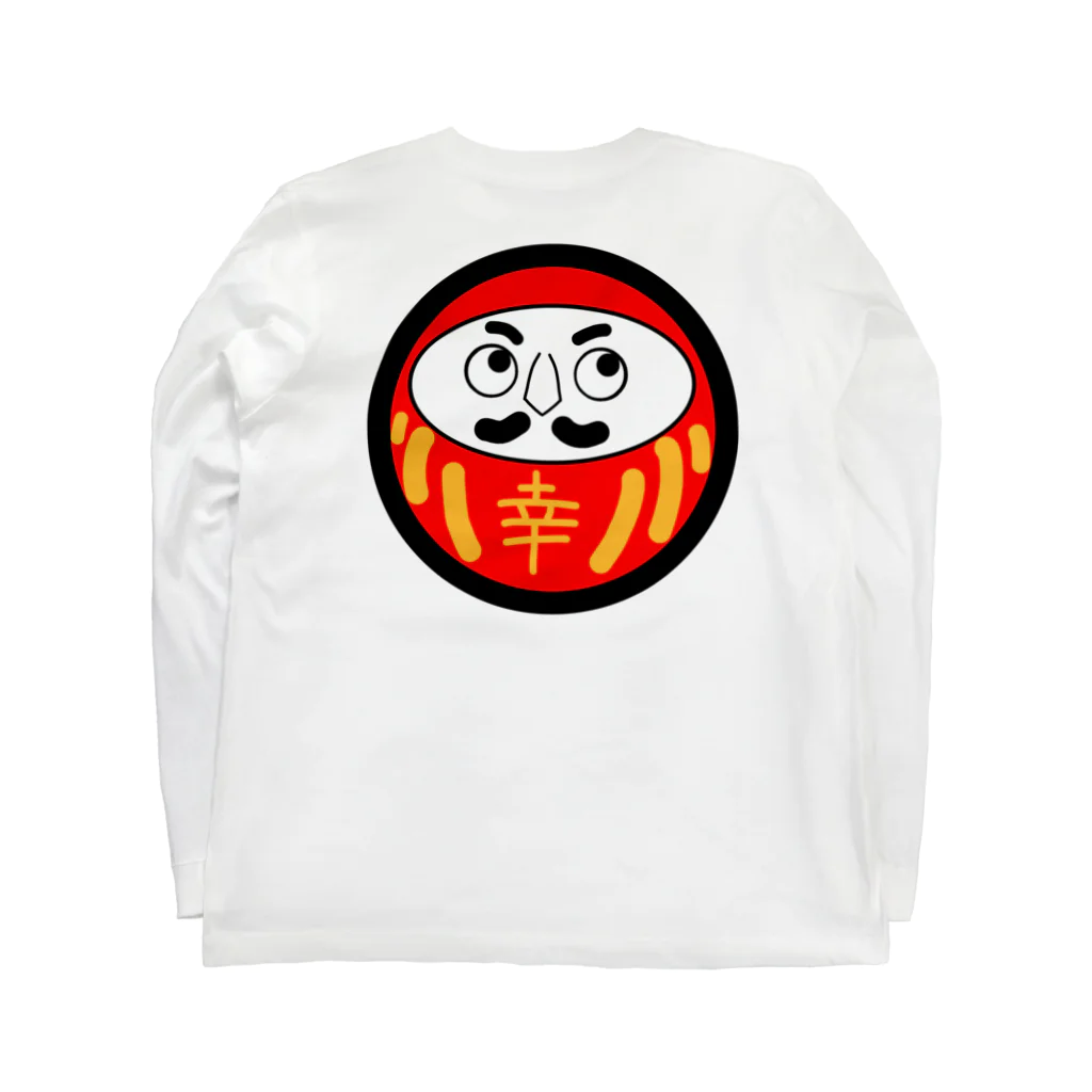 L-Monkeyのだるま Long Sleeve T-Shirt :back