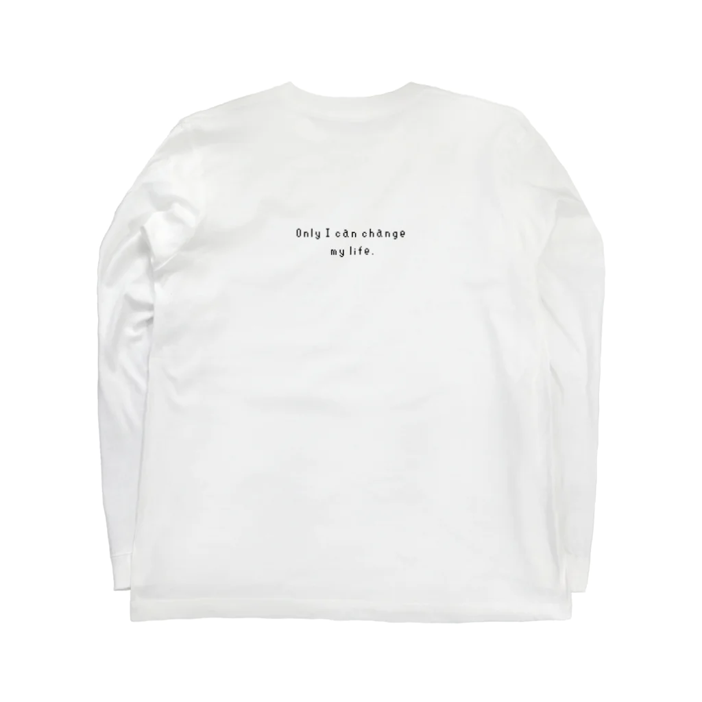 ba_nana765のOnly I can change my life. Long Sleeve T-Shirt :back