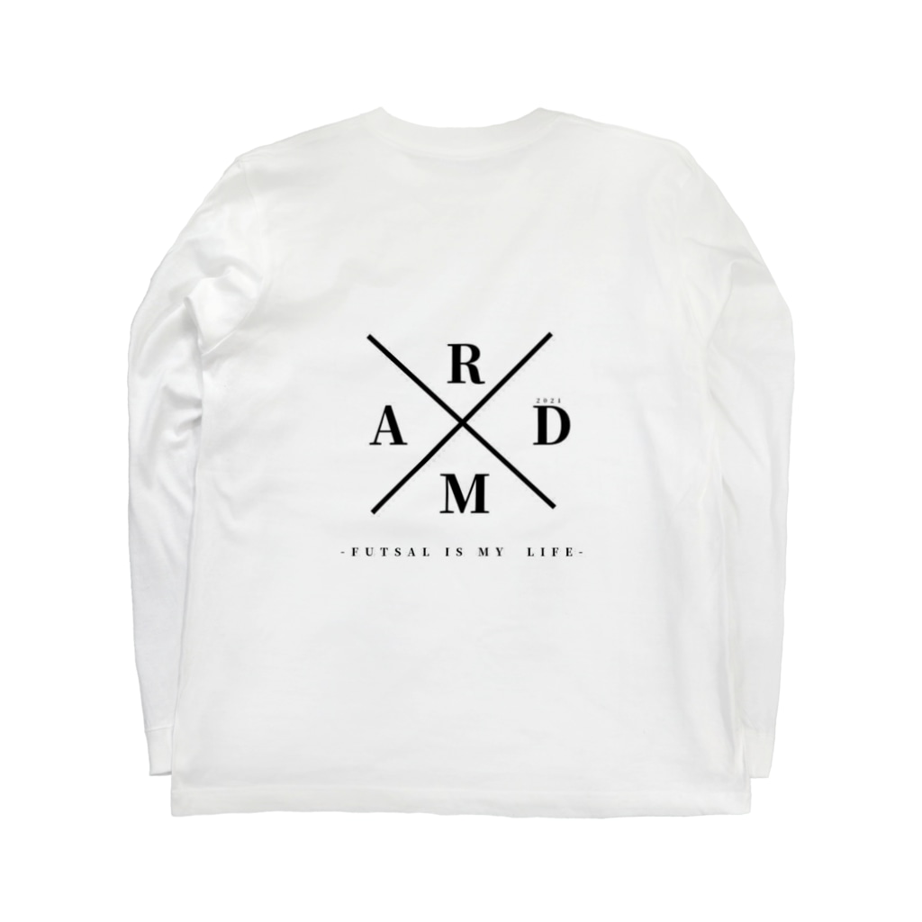 RAD MORIOKAのRADM-LONG TEE Long Sleeve T-Shirt :back