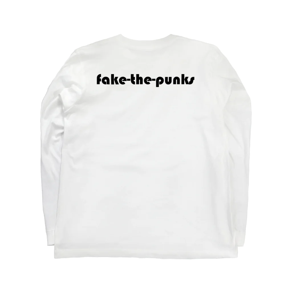 radio-bankのFake the punks 第３弾　ロック ロングスリーブTシャツの裏面