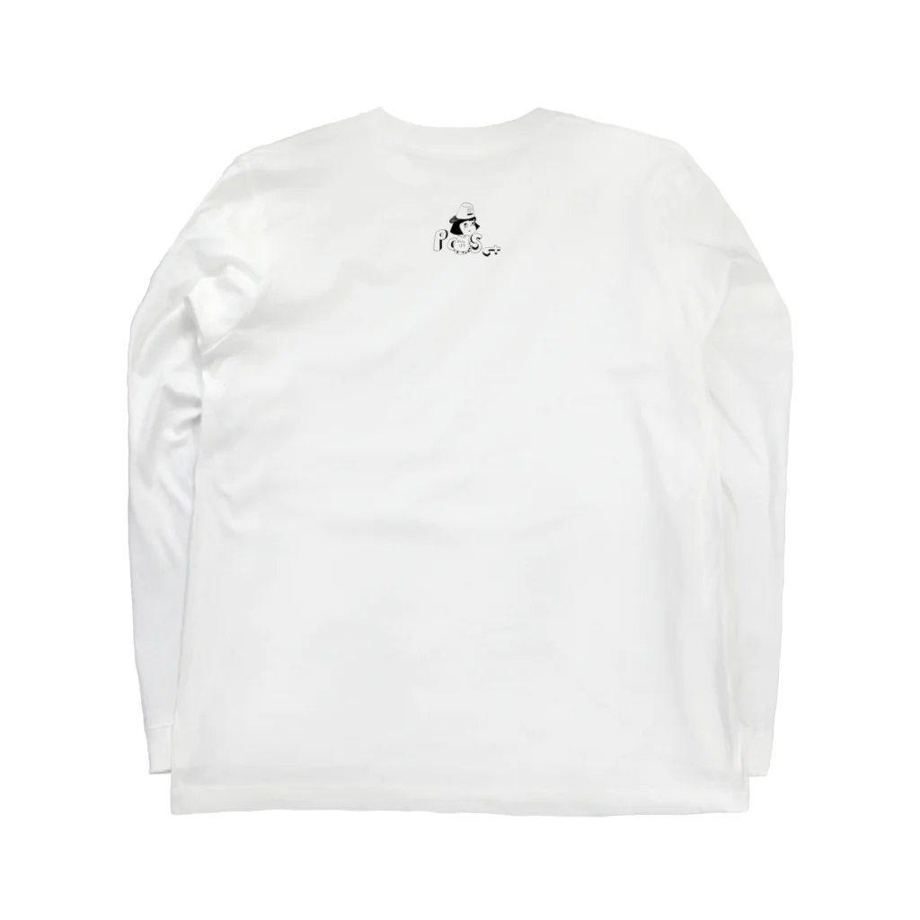 雑貨屋のオソラさんのPOSTくん Long Sleeve T-Shirt :back