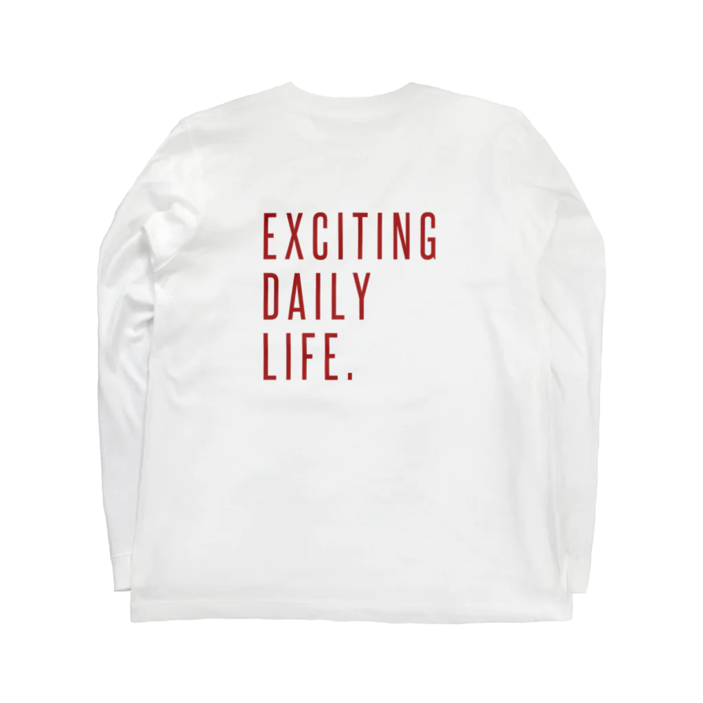  『Hala Hala』のHala Hala『EXCITING DAILY LIFE』 ロングスリーブTシャツの裏面