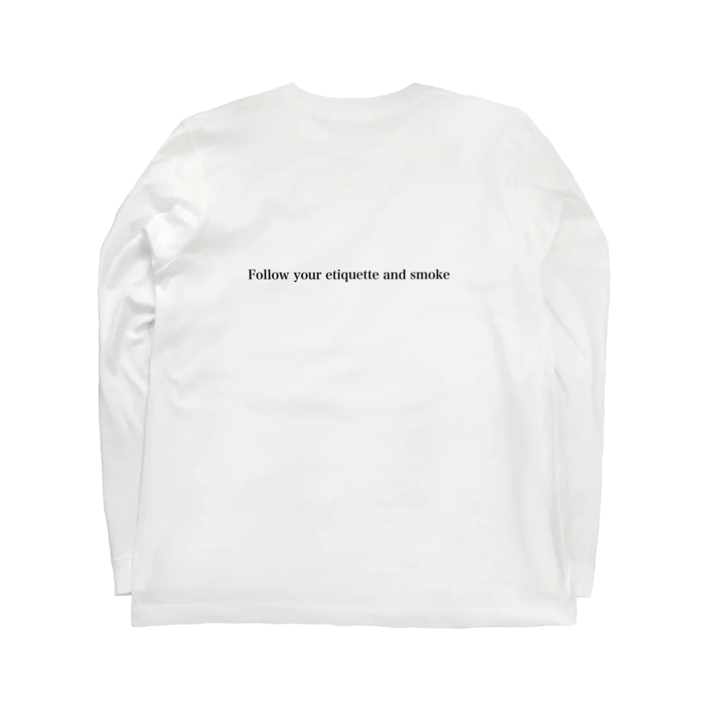 RyuZin　～Feel free～のNo Smoking I am minor Long Sleeve T-Shirt :back