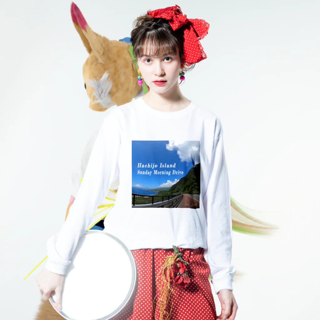 SoraSatohのHachijo Island Sunday Morning Drive - Sora Satoh Long Sleeve T-Shirt :model wear (front)