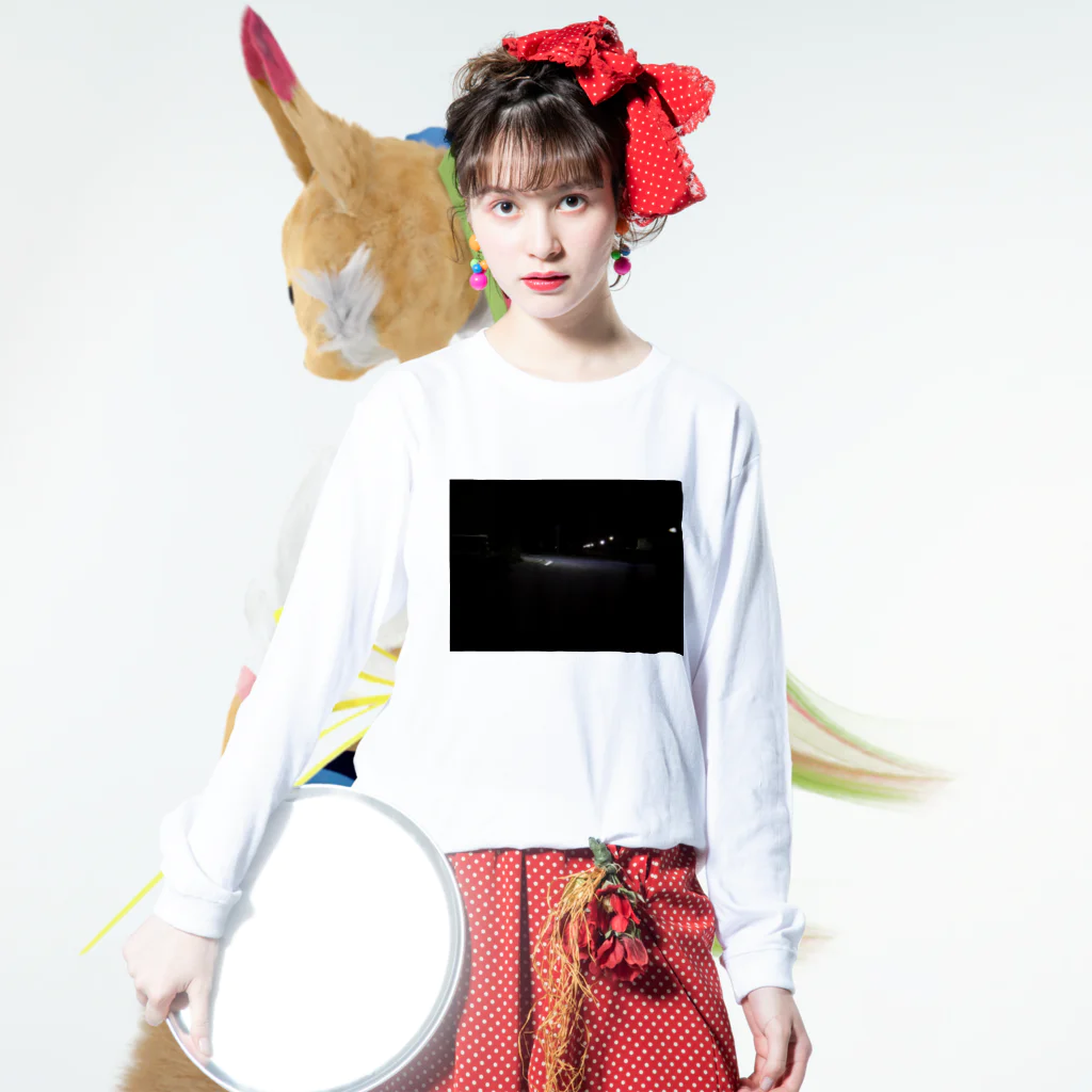 日山　拓志のひかり Long Sleeve T-Shirt :model wear (front)