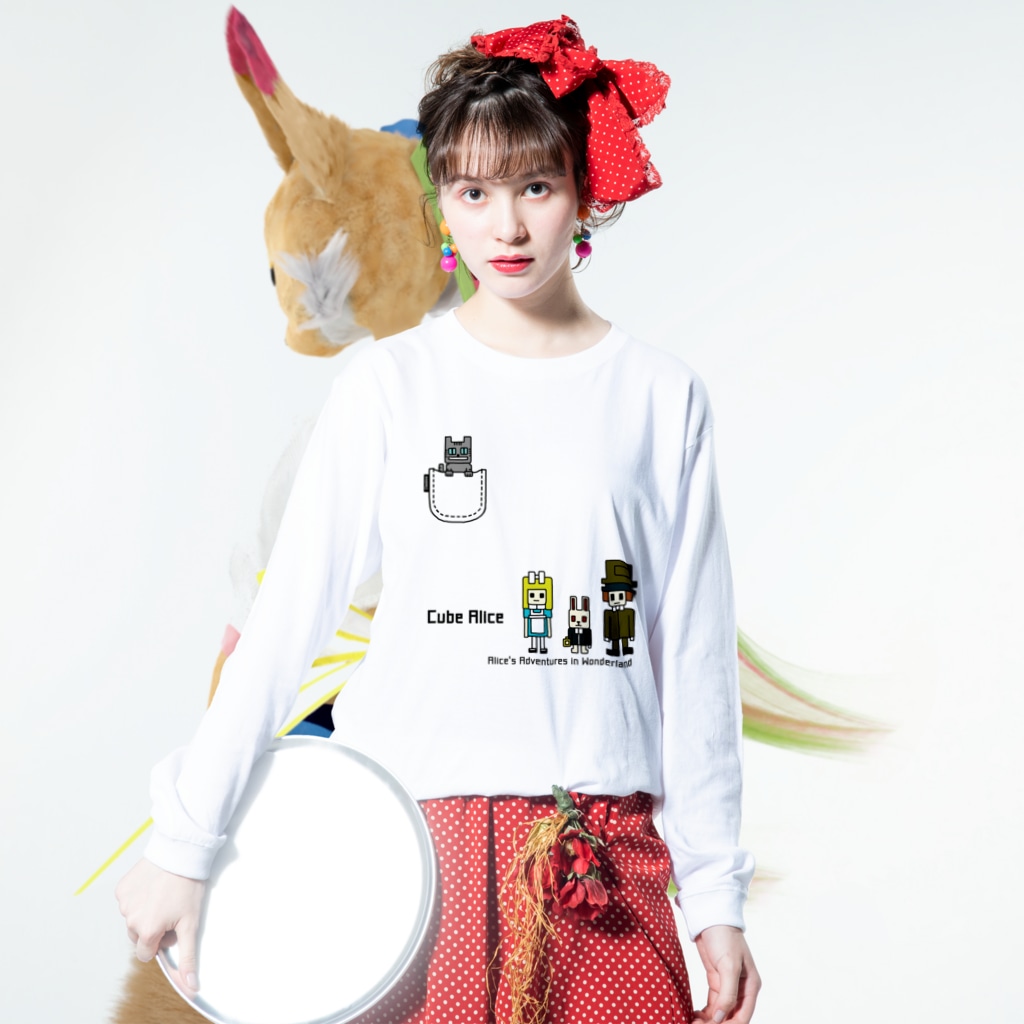 すとろべりーガムFactoryのCUBE アリス ver.2 Long Sleeve T-Shirt :model wear (front)