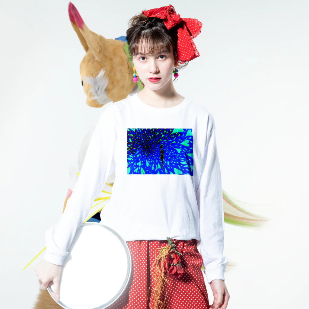 klibraryのwonder show ms. Long Sleeve T-Shirt :model wear (front)