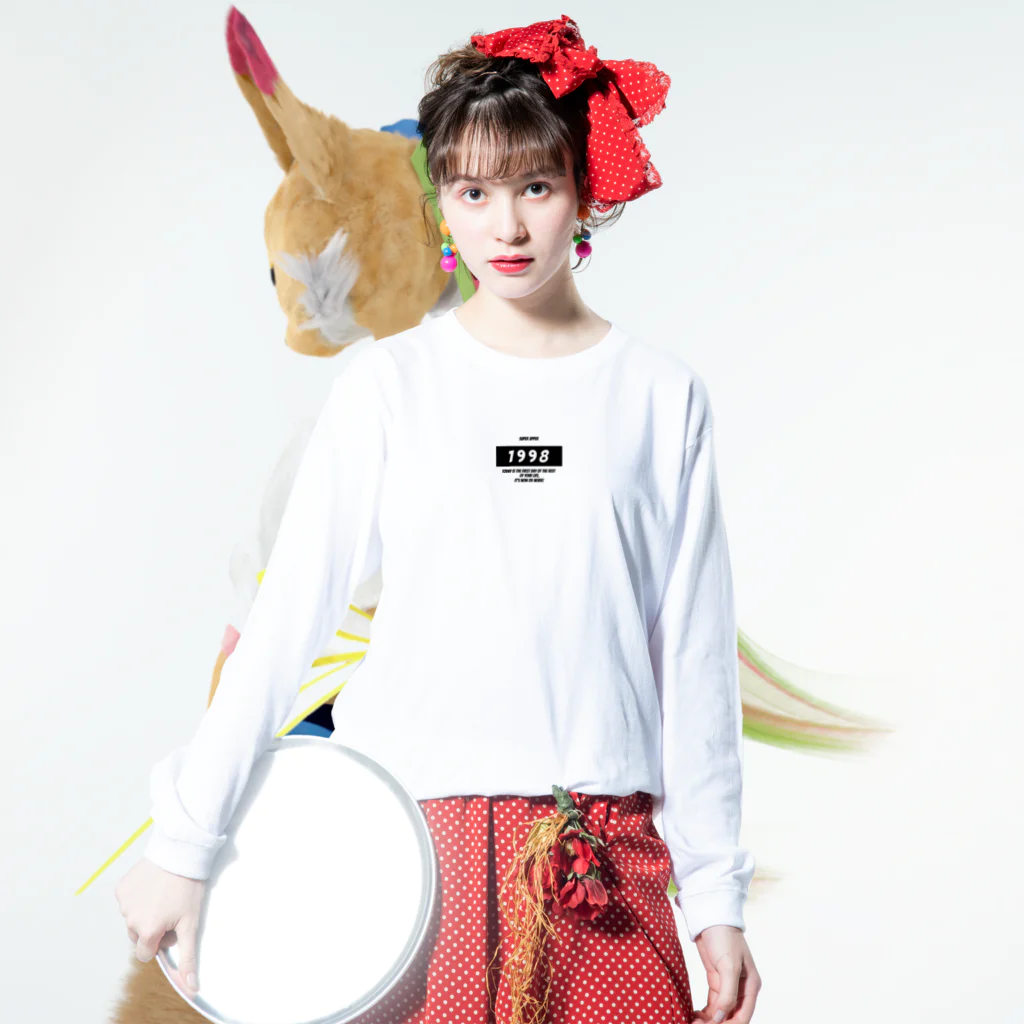 SUPER UPPERの1998ロゴ Long Sleeve T-Shirt :model wear (front)