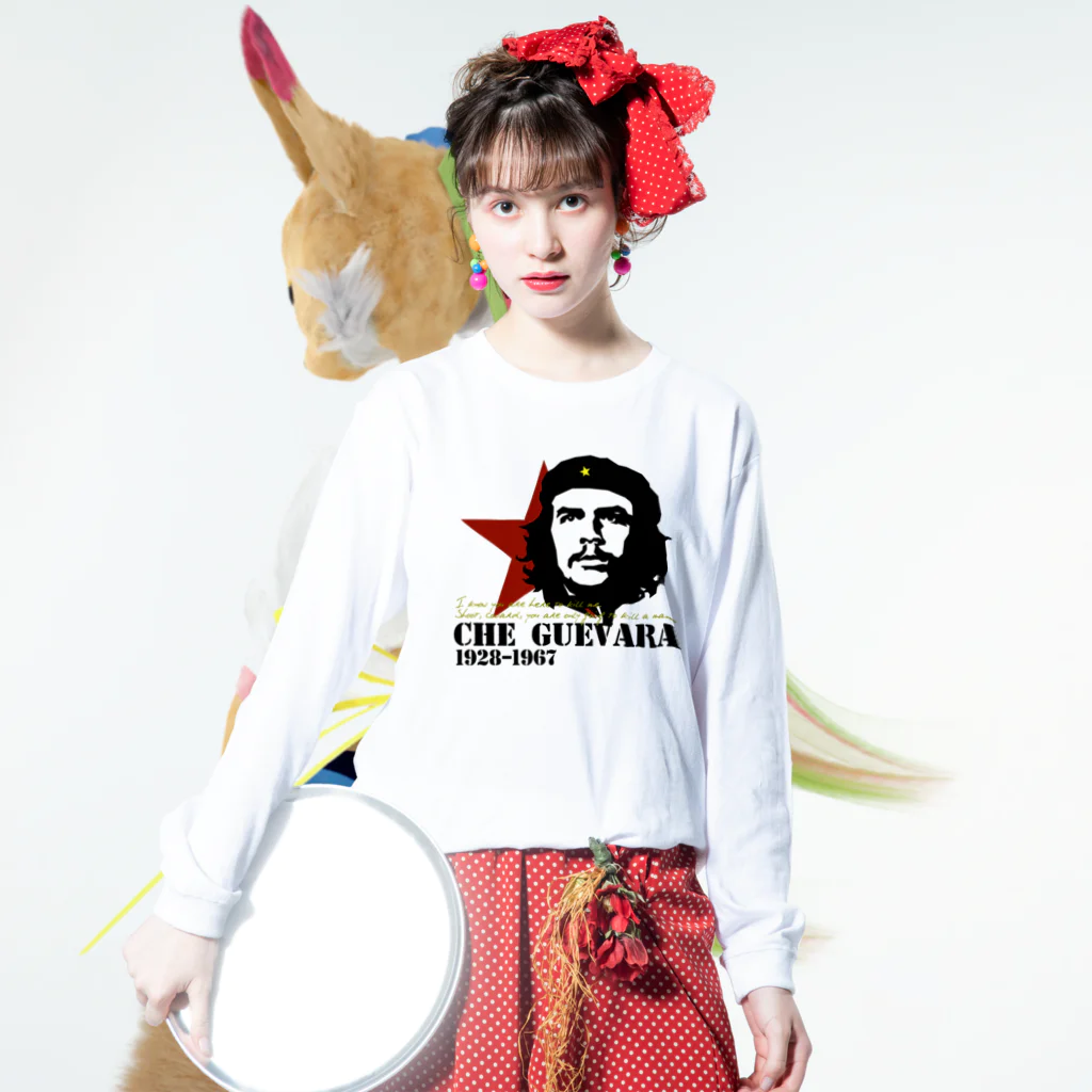 JOKERS FACTORYのGUEVARA ゲバラ Long Sleeve T-Shirt :model wear (front)