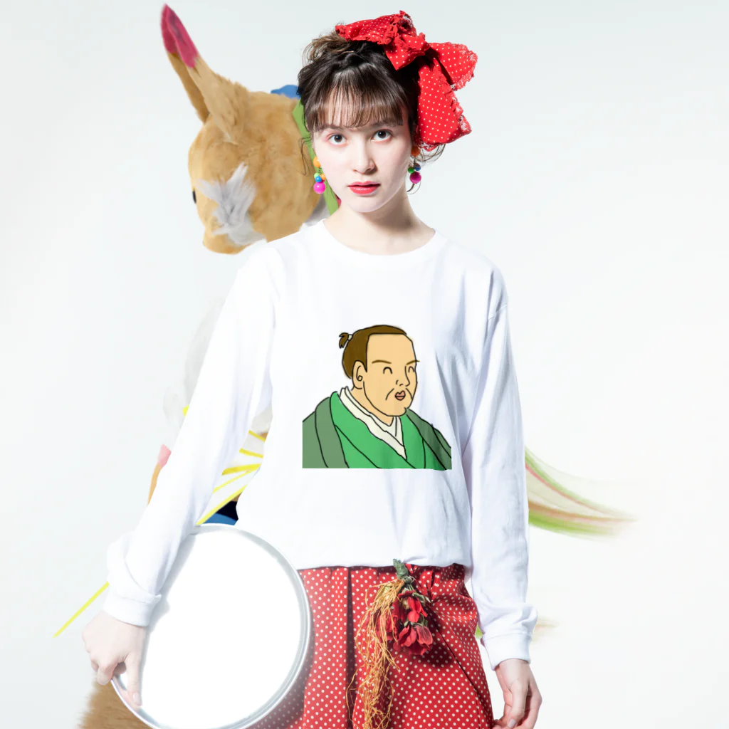 Pantu_no_Shimiのスマイリー平八郎 ロングスリーブTシャツの着用イメージ(表面)