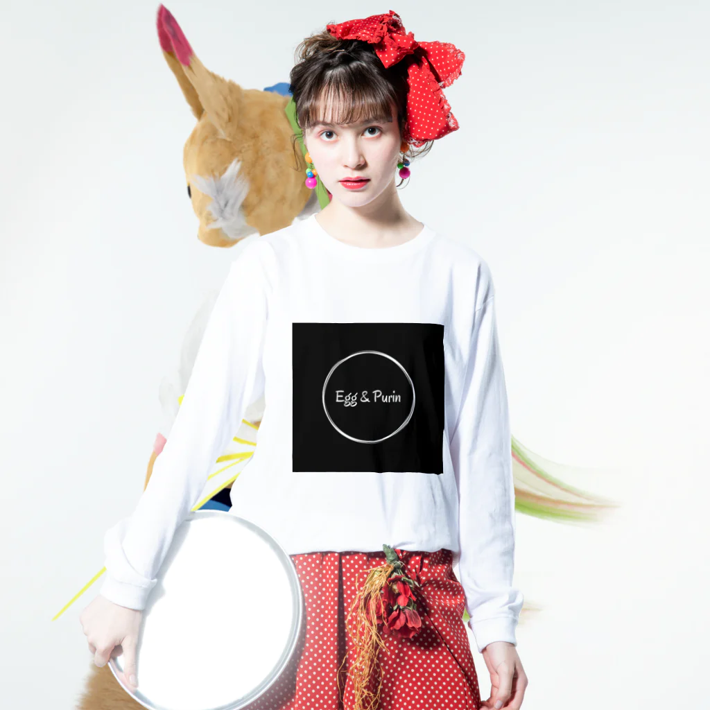 momoko0614のエグプリちゃん③ Long Sleeve T-Shirt :model wear (front)