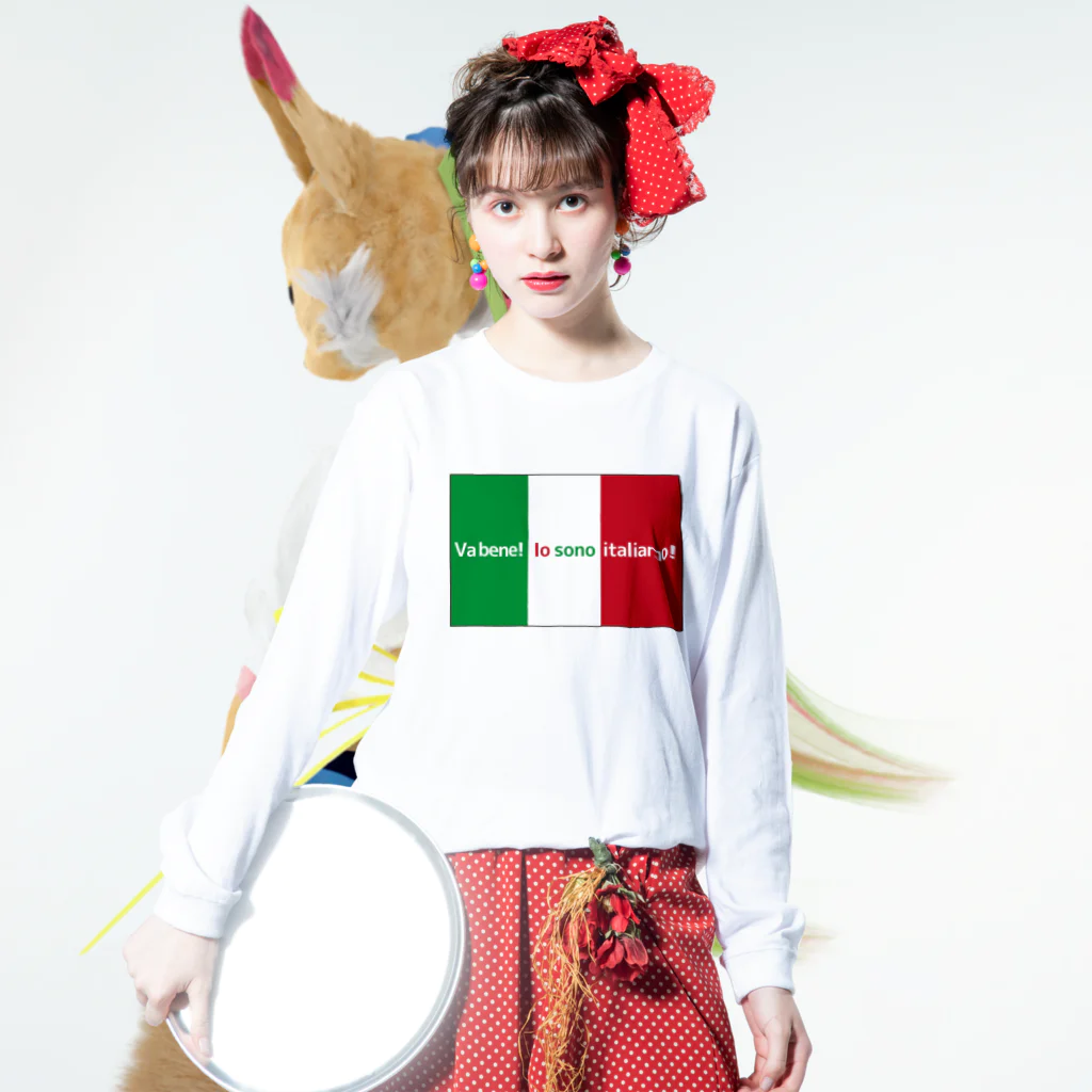 フォーヴァのITALIAN Long Sleeve T-Shirt :model wear (front)