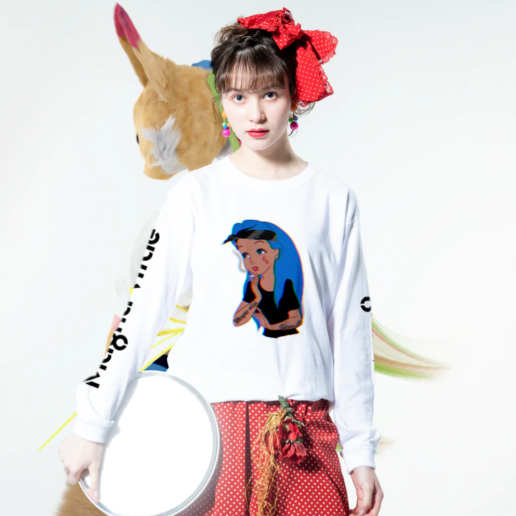 キヨのMagna vitae girl ロングスリーブTシャツの着用イメージ(表面)