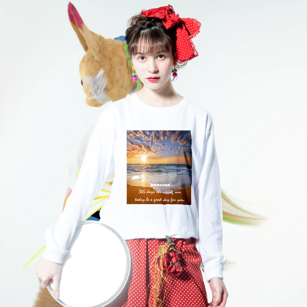 ASCENCTION by yazyのHORIZON 2022(22/05) Long Sleeve T-Shirt :model wear (front)