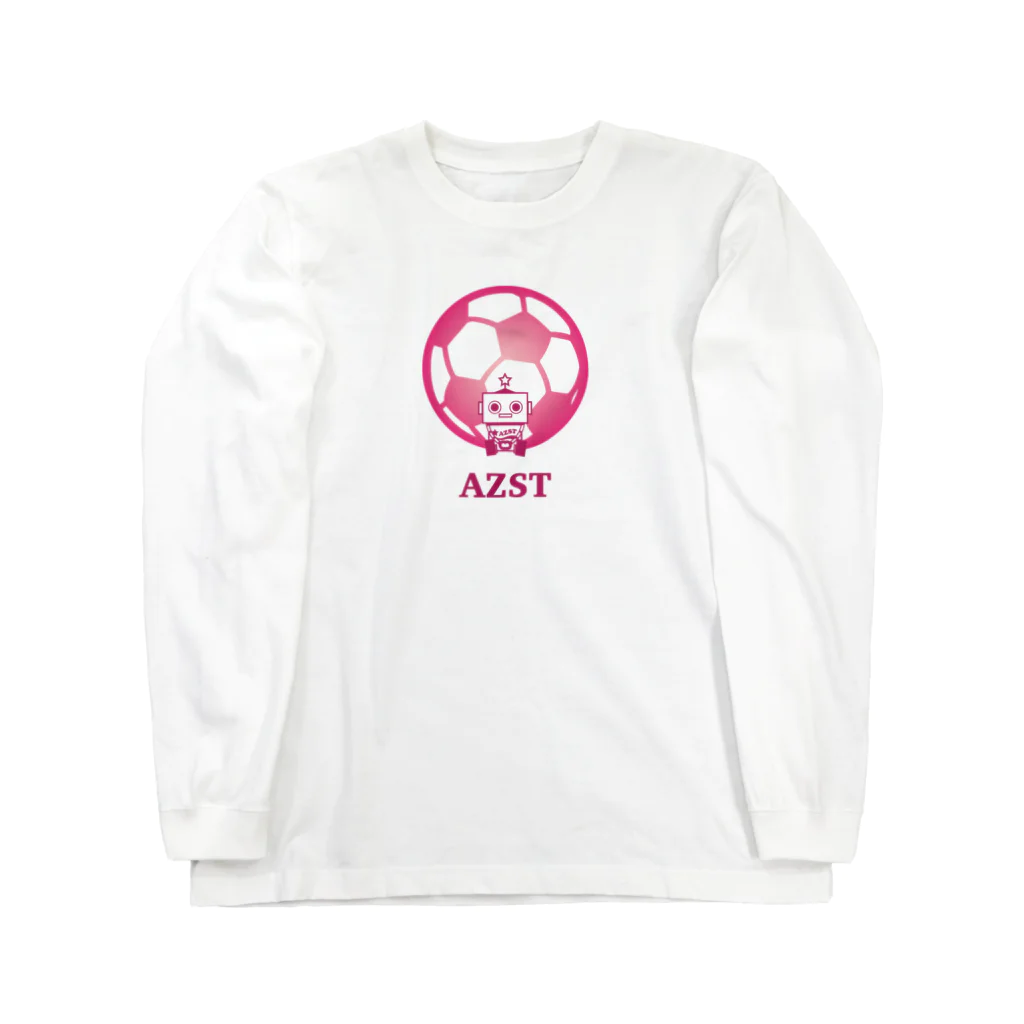 AZST『アゼスト』のAZ24　チルするAZSTくん　サッカー ロングスリーブTシャツ