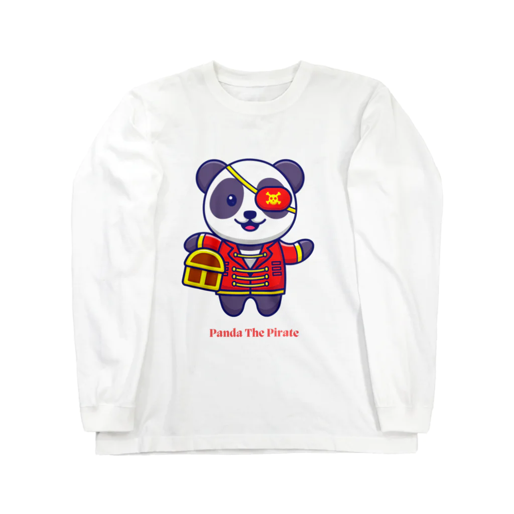 LoveAnimalの海賊パンダさん Long Sleeve T-Shirt