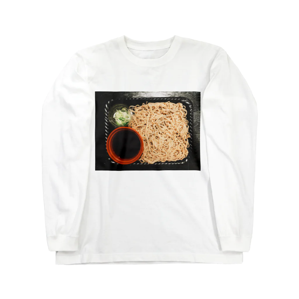 カニカマの大群🦀のあの日の蕎麦 Long Sleeve T-Shirt