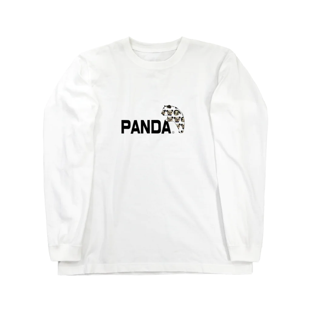 きゅー(🅐︎🅝︎🅓︎ 🅠︎)耳飾りクリエイターのPANDAコレクション Long Sleeve T-Shirt
