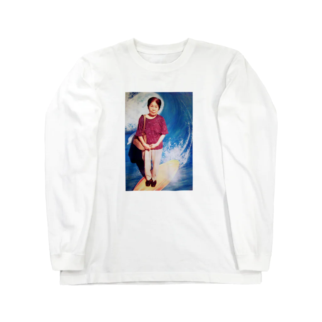 NORAの波乗りおばあちゃん Long Sleeve T-Shirt