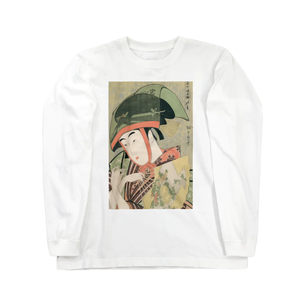 寿めでたや(ukiyoe)のUTAMARO Long Sleeve T-Shirt