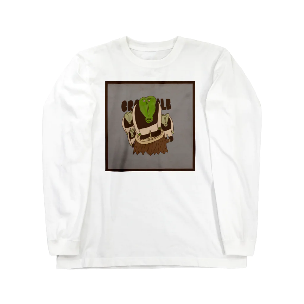 4000kmのcrocodile on kirikabu Long Sleeve T-Shirt