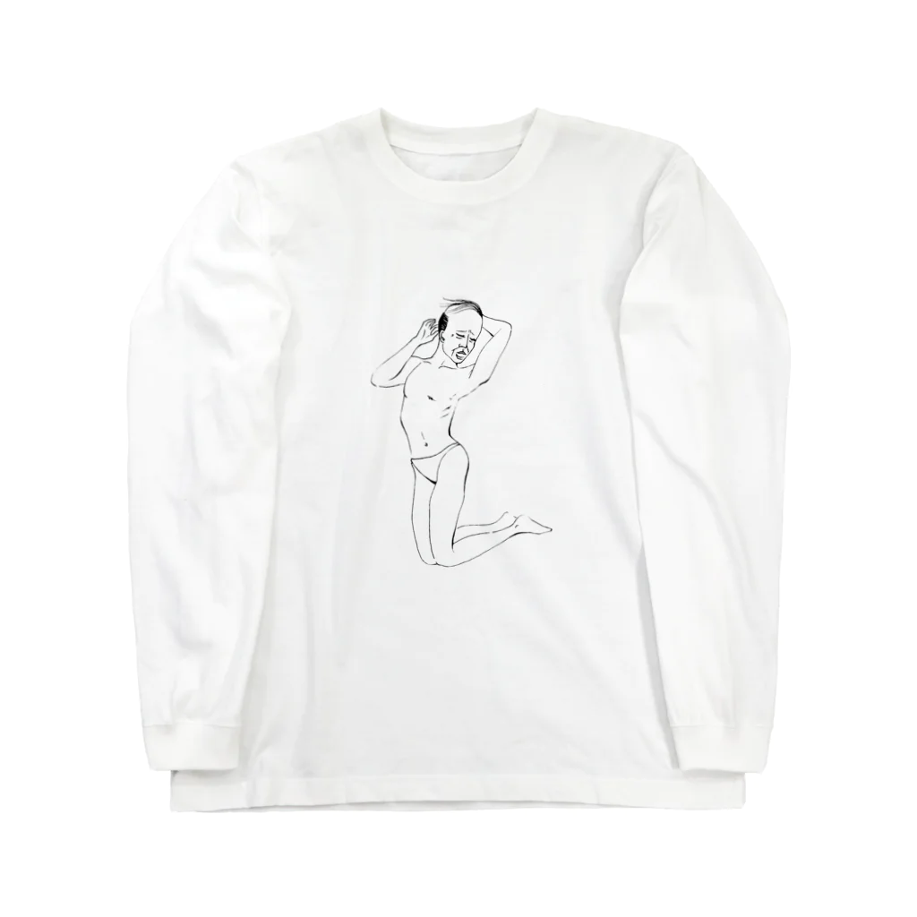 まねきネコのセクシーなオヤジ Long Sleeve T-Shirt