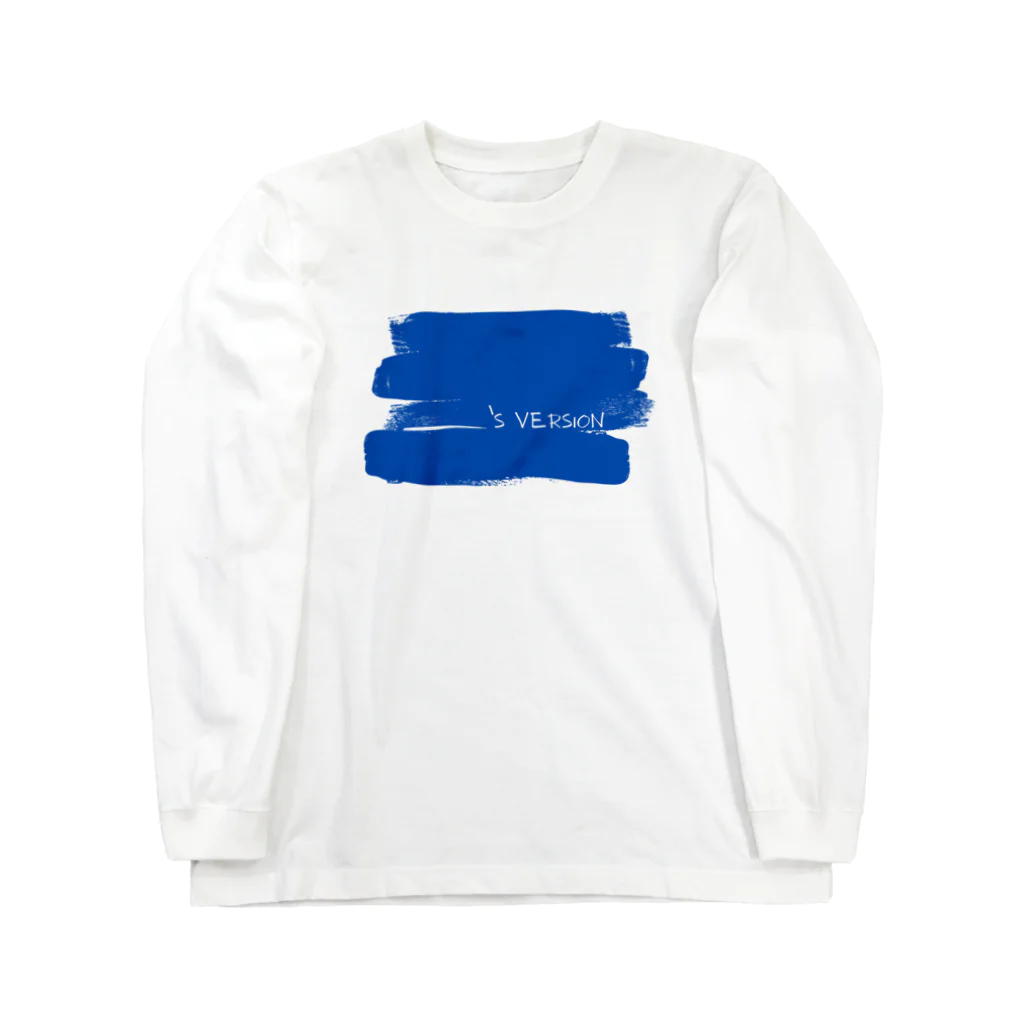 aoi.aoのMy Original Version - colored BLUE Long Sleeve T-Shirt