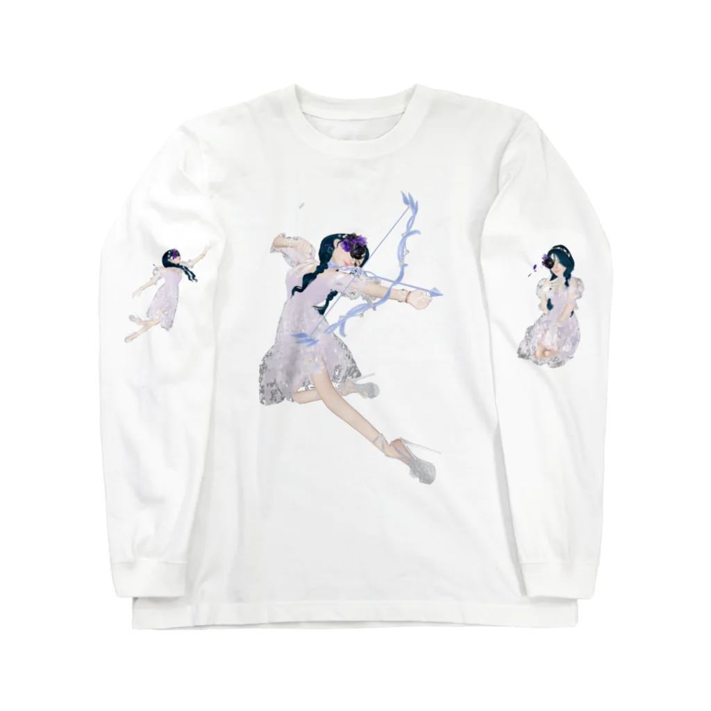 【ホラー専門店】ジルショップの妖精ガール＊恋のキューピット＊弓矢 Long Sleeve T-Shirt