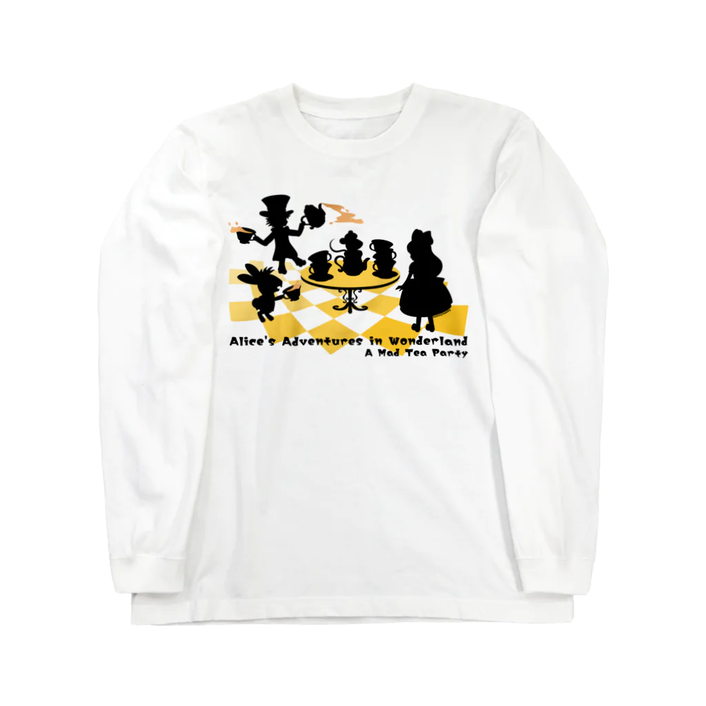 tammytammyの不思議の国のアリス【お茶会】シルエット Long Sleeve T-Shirt